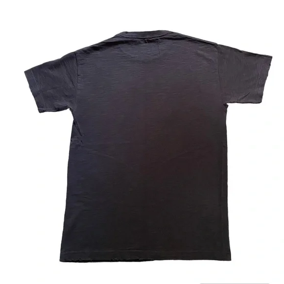 Kith Distressed Heavy Weight Black Cotton Short Sleeve T-Shirt Small Unisex